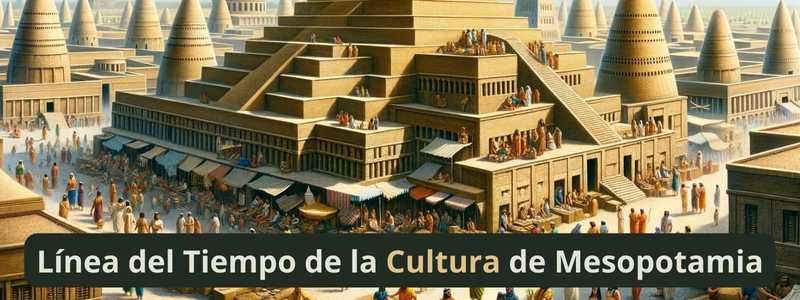 Línea del Tiempo de la cultura de Mesopotamia