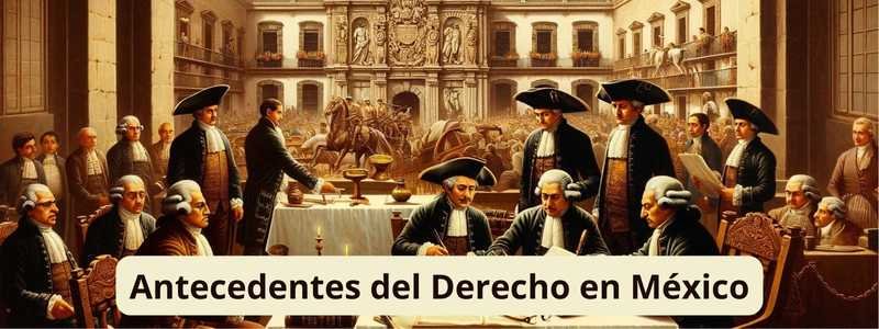 Línea del Tiempo de los Antecedentes del Derecho en México