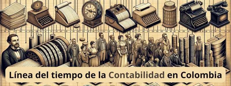 Línea del tiempo de la Contabilidad en Colombia