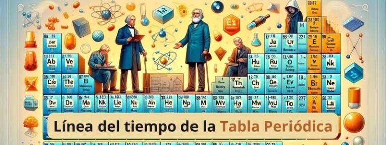 Línea del tiempo de la tabla periódica